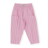 Goldie & Ace LIGHTWEIGHT GINGHAM KIT POCKET PANT PINK Goldie & Ace LIGHTWEIGHT GINGHAM KIT POCKET PANT PINK