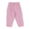 Goldie & Ace LIGHTWEIGHT GINGHAM KIT POCKET PANT PINK