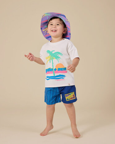 Goldie & Ace STRIPE LEG BOARD SHORTS