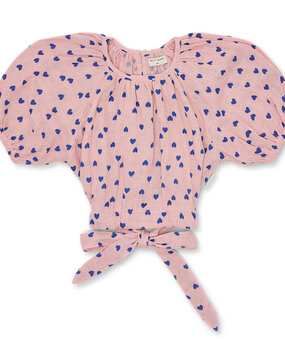 Petit Blush Adele Blouse Candy Hearts