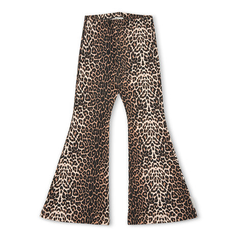 Petit Blush Bowie Flared Pants Leopard