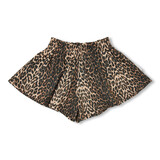 Petit Blush Ruffle Short Leopard AOP