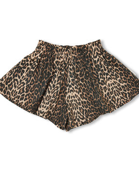 Petit Blush Ruffle Short Leopard AOP