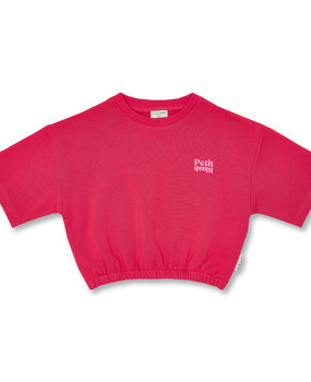 Petit Blush T-Shirt Elastic Waist Raspberry Wine