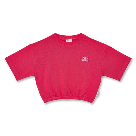 Petit Blush T-Shirt Elastic Waist Raspberry Wine