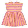 Petit Blush jurk met strepen - Stripe Dress Cashmere Rose Peach Cobbler