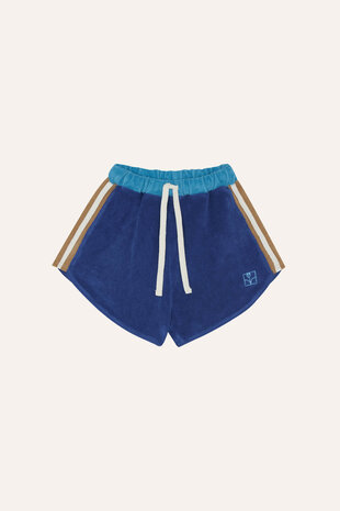 The Campamento blauwe badstof short