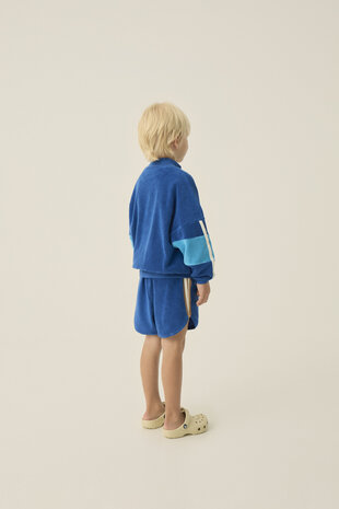 The Campamento vest blauw color block