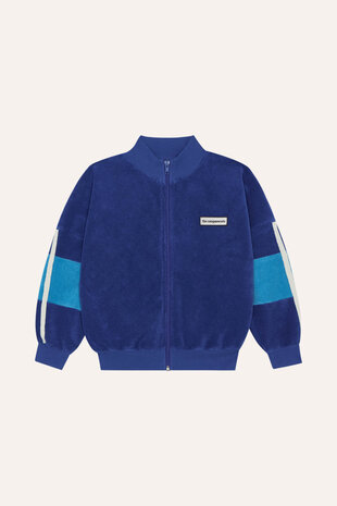 The Campamento vest blauw color block