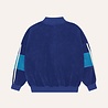 The Campamento Blue Color Block Zipped Sweatshirt