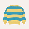 The Campamento sweater geel/blauw gestreept