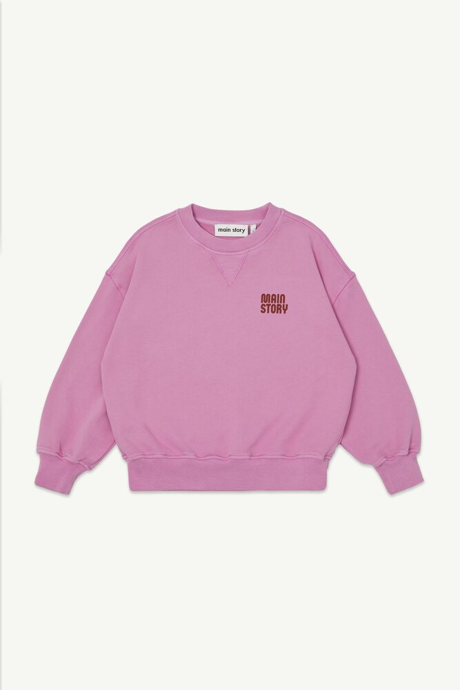 Main Story SS26MS256 - Crew Sweatshirt - Cashmere Rose