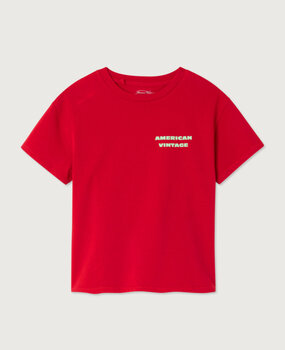 American Vintage T-Shirt Fizvalley Rubis Vintage