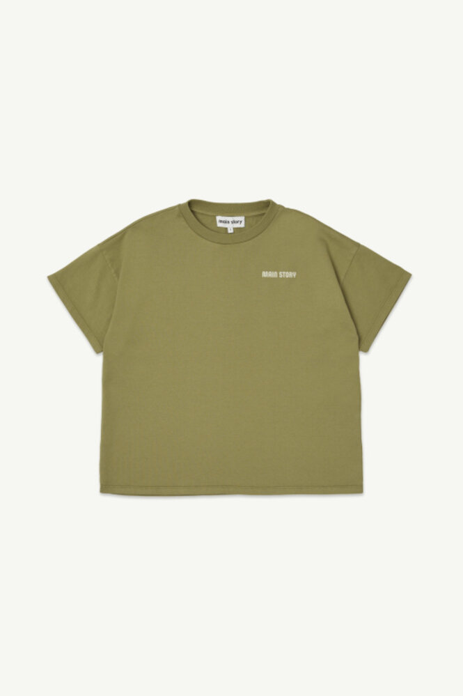 Main Story groen t-shirt - Oversized Tee - Fir
