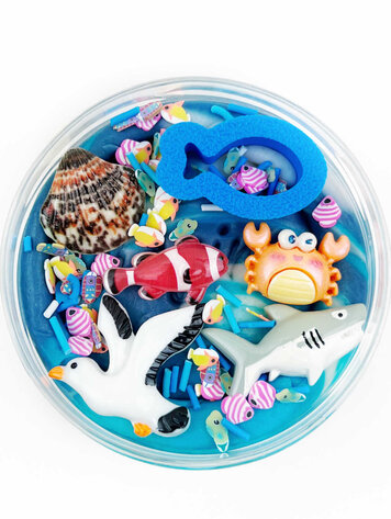 Invitation to imagine Under the Sea surprise pot