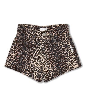 Petit Blush Jeans Short Leopard AOP