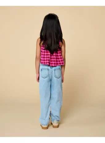 Petit Blush Ballon Fit Jeans Light Blue