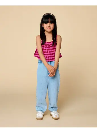 Petit Blush haarband met luipaard print