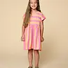 Petit Blush jurk met strepen - Stripe Dress Cashmere Rose Peach Cobbler