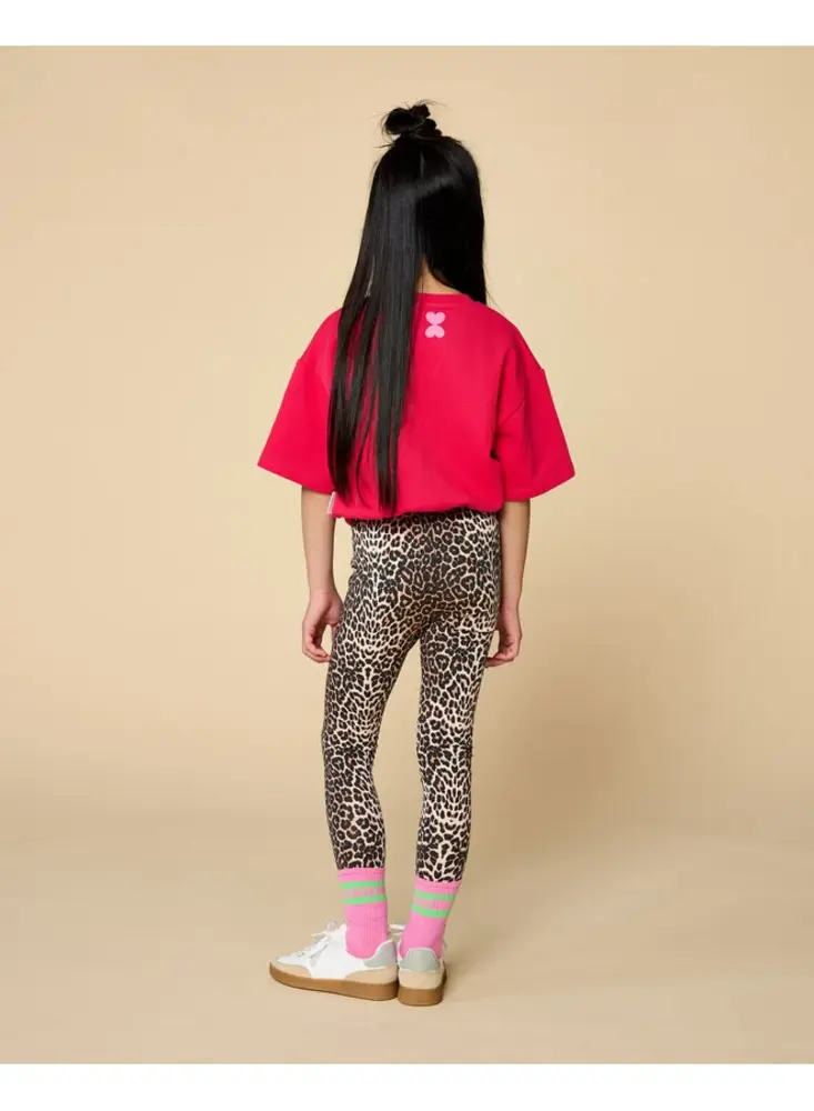 Petit Blush T-Shirt Elastic Waist Raspberry Wine