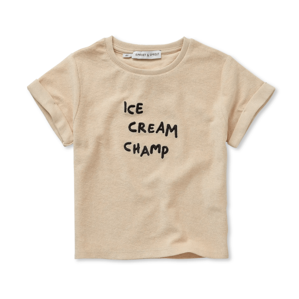 Sproet & Sprout Terry t-shirt ice cream champ