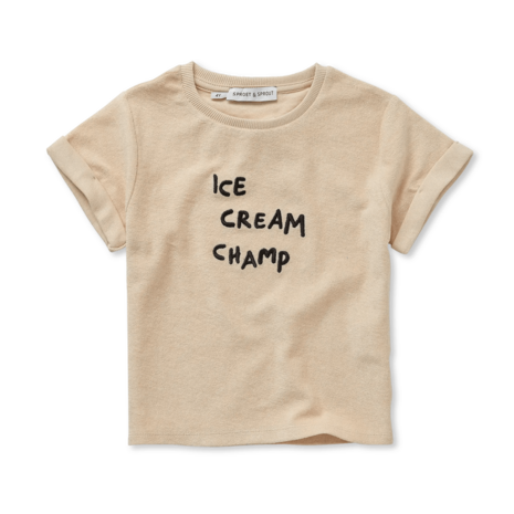 Sproet & Sprout badstof t-shirt terry ice cream champ
