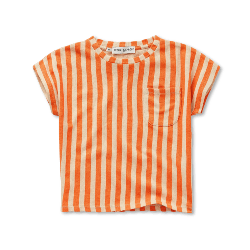 Sproet & Sprout Linen t-shirt stripes
