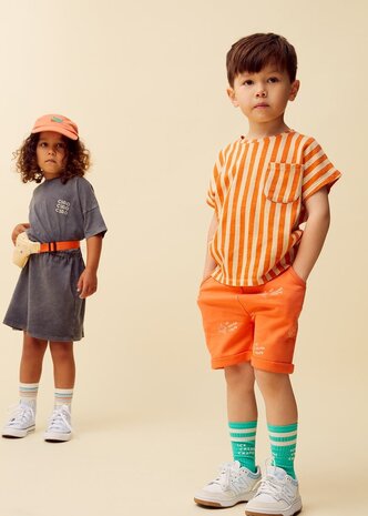 Sproet & Sprout Linen t-shirt stripes