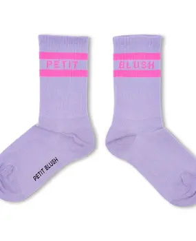 Petit Blush Sport Socks Violet / Neon Pink