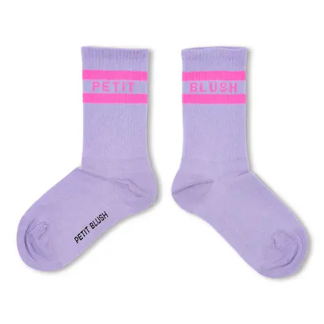 Petit Blush Sport Socks Violet / Neon Pink