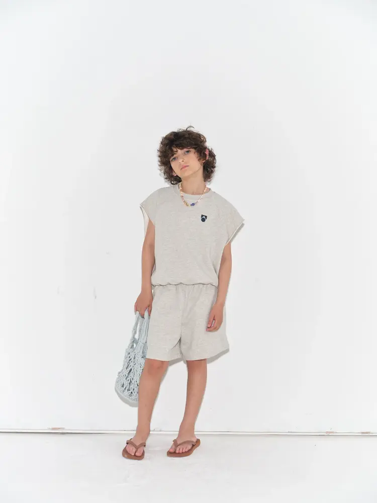 Main Story SS26MS065 - Baggy Short - Ecru Melange