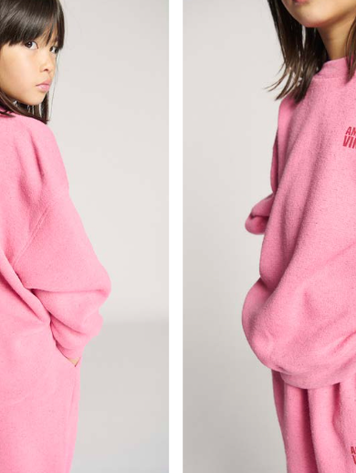 American Vintage Evona Sweatshirt Framboise Surteint