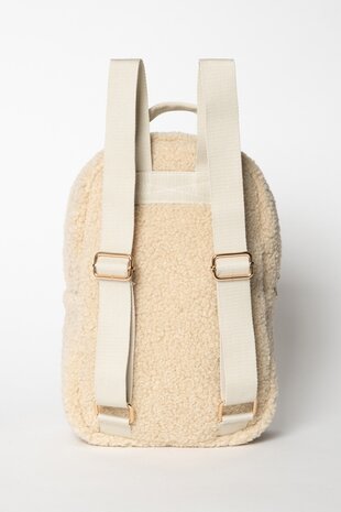 Studio Noos rugzak - Teddy Mini Backpack Ecru