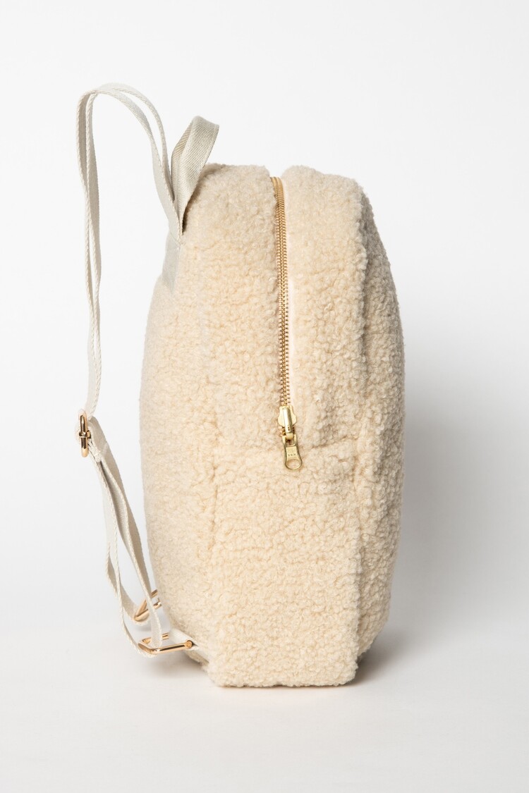 Studio Noos rugzak - Teddy Mini Backpack Ecru