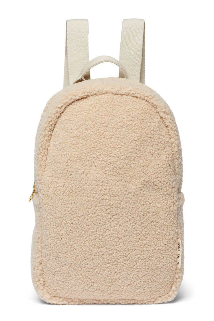 Studio Noos rugzak - Teddy Mini Backpack Ecru