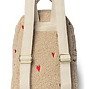 Studio Noos rugzak - Teddy Mini Backpack Ecru HEARTS