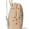 Studio Noos rugzak - Teddy Mini Backpack Ecru HEARTS