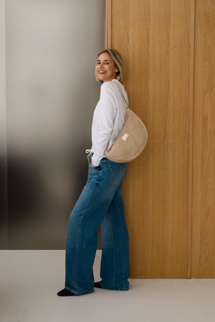 Studio Noos crossbody tas - Teddy Adult Fanny Pack Ecru