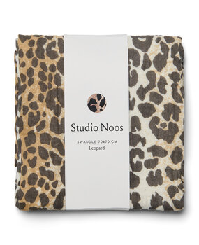 Studio Noos Swaddle Print Medium Leopard