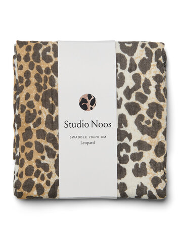 Studio Noos Swaddle Print Medium Leopard
