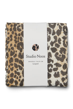 Studio Noos Swaddle Print Medium Leopard