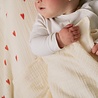 Studio Noos Swaddle Print Large Beige Hearts 120x120 cm
