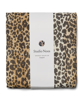 Studio Noos Swaddle Print Large Leopard