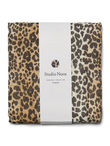 Studio Noos Swaddle Print Large Leopard