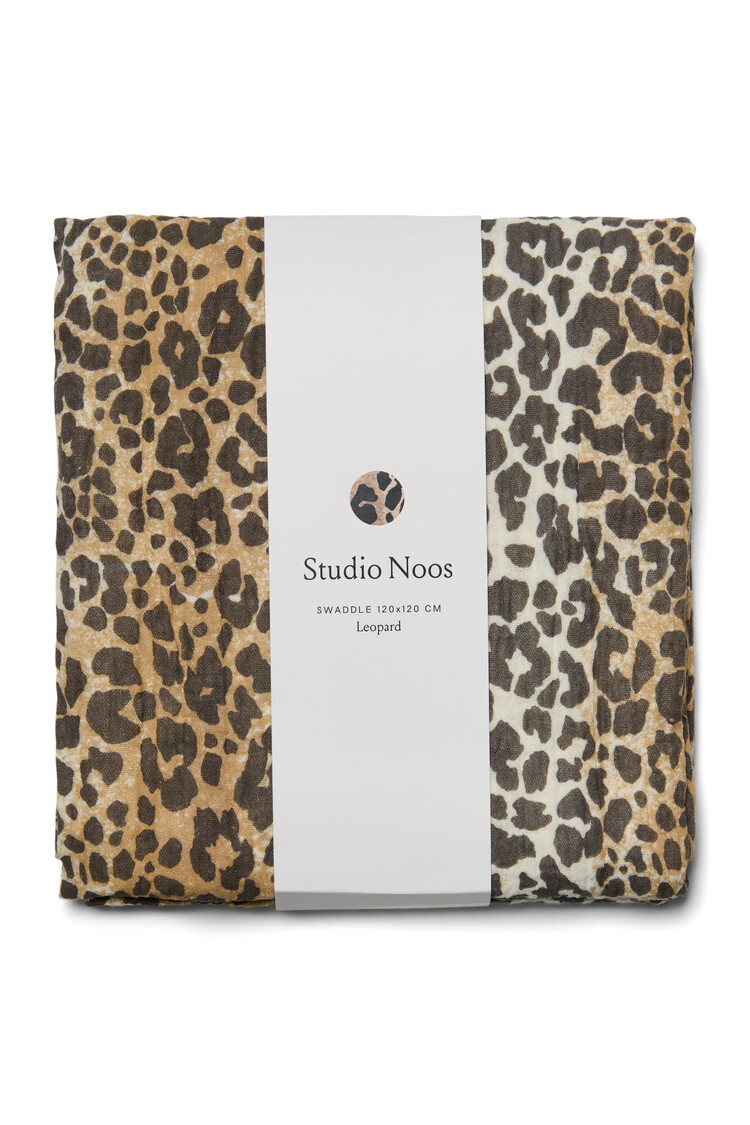 Studio Noos hydrofiel doek leopard large