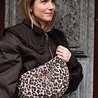 Studio Noos Cotton Adult Fanny Pack Brown Leopard