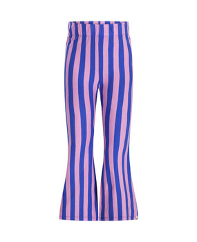 The New Chapter D601-5610 Flared Pants Nena Blue Pink Stripes