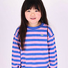 The New Chapter T-Shirt Lou Blue Pink Stripes