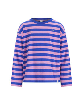 The New Chapter D601-0432 T-Shirt Lou Blue Pink Stripes