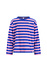 D601-0432 T-Shirt Lou Blue Pink Stripes